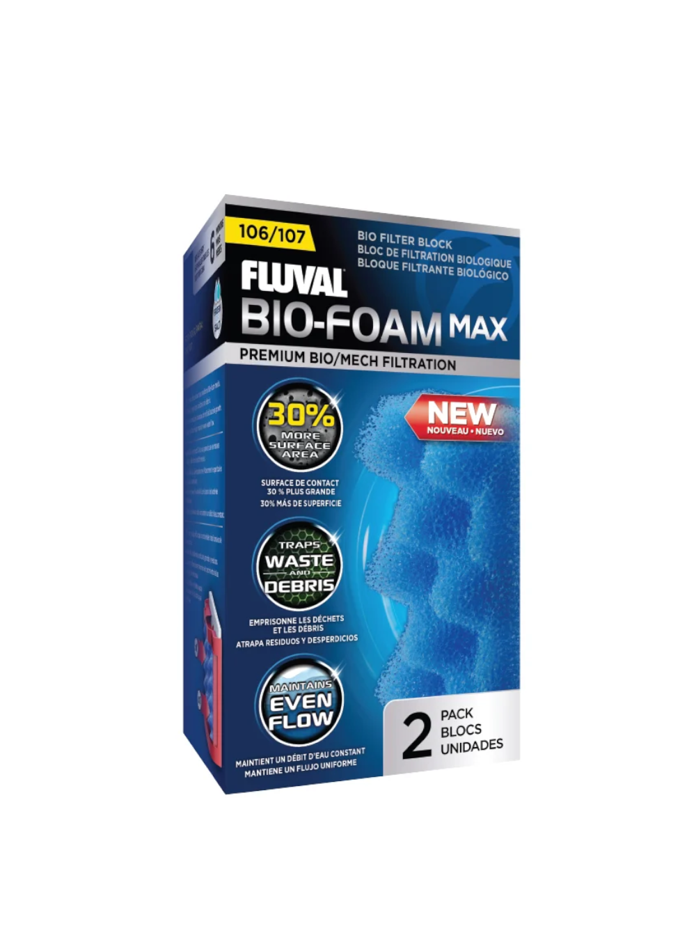 FLUVAL Bio Foam Azul - 2pcs