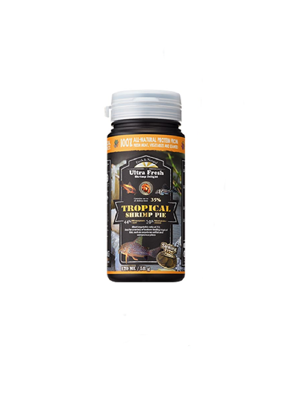 AZOO PLUS ULTRA FRESH Pastilhas fundo pasta camarão Corydoras 120 ml / 58g