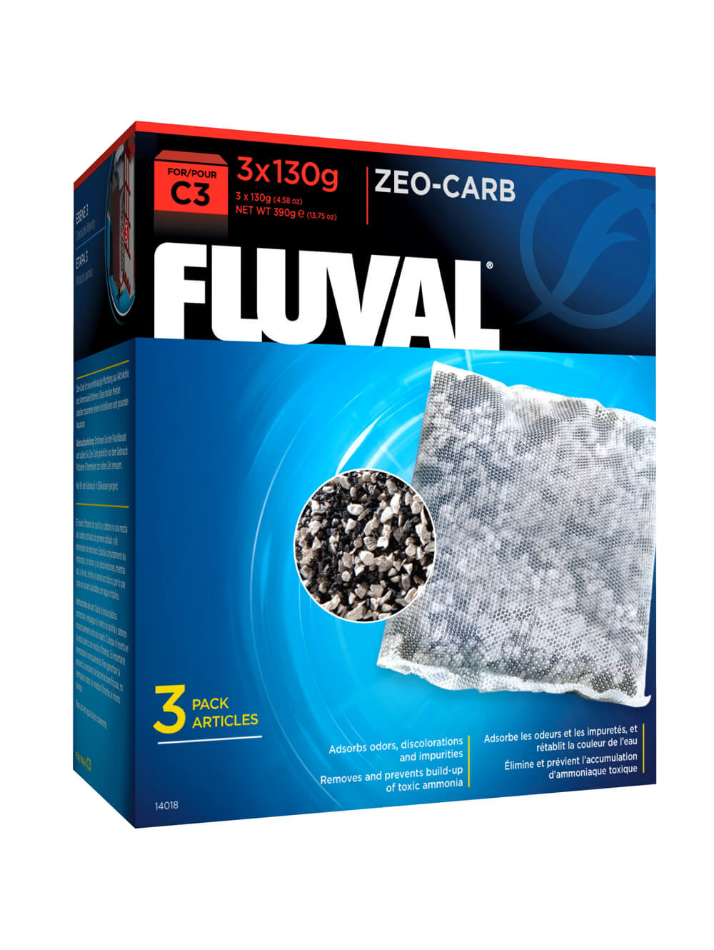 FLUVAL C3 Zeo Carb reposição filtro cascata
