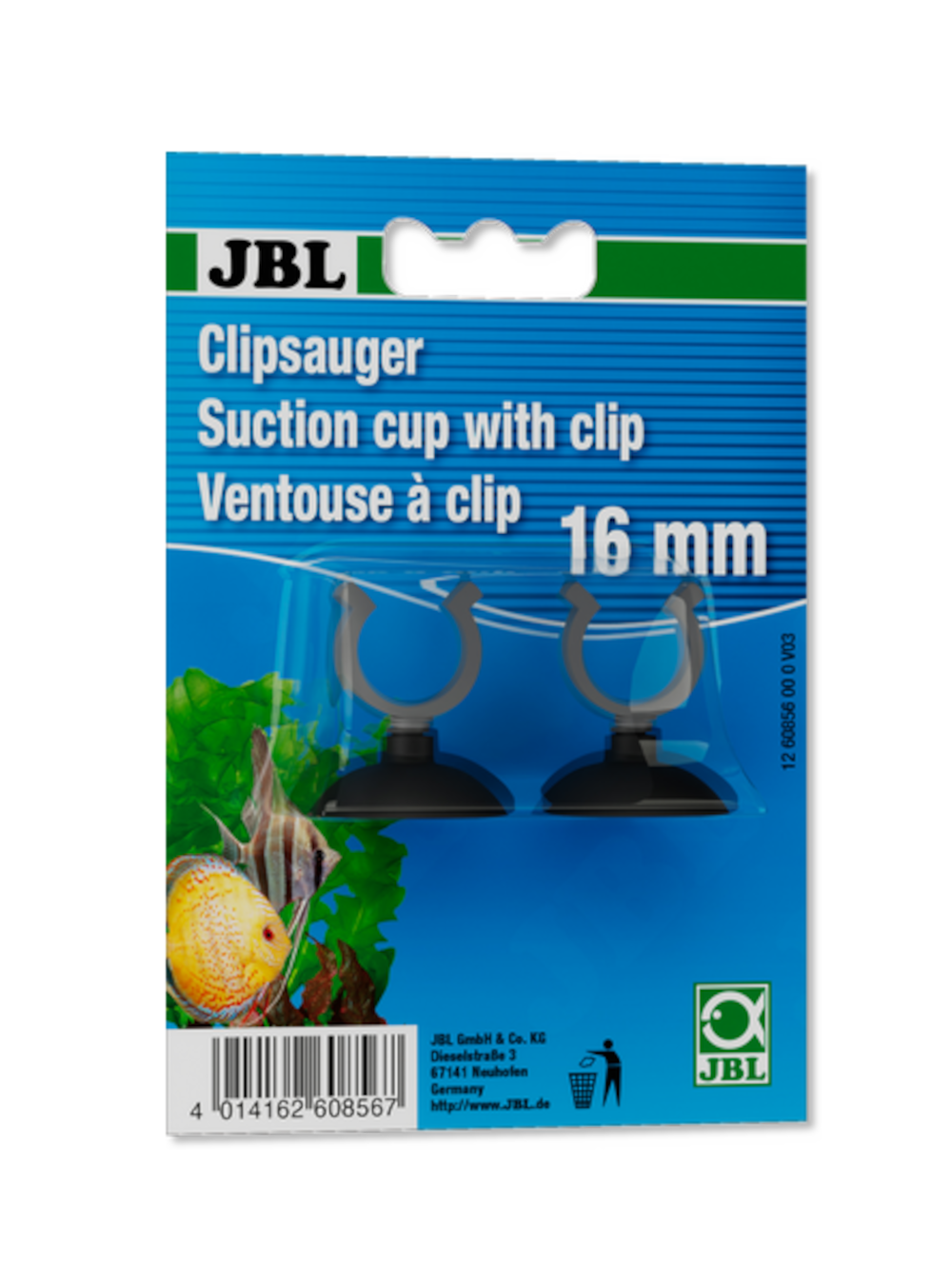 JBL Ventosa c/ clip 16 mm