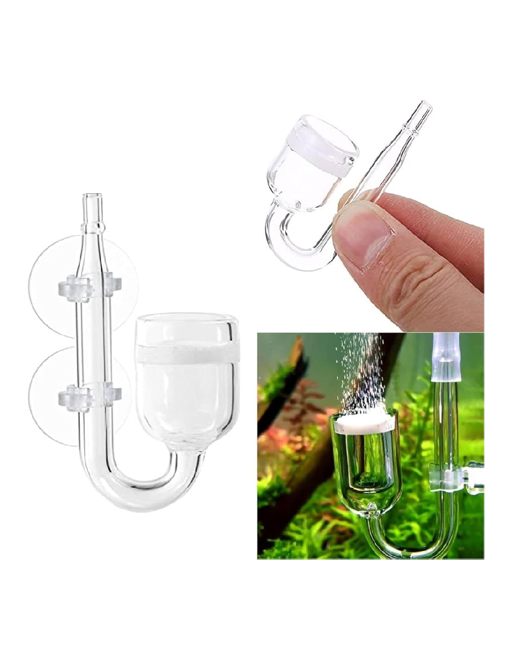 Difusor CO2 em vidro 6x2 cm