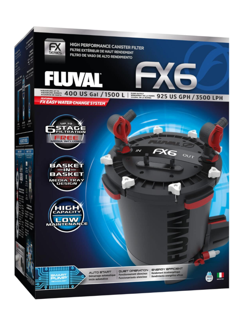 FLUVAL filtro externo serie FX6 3500 L/H 41W