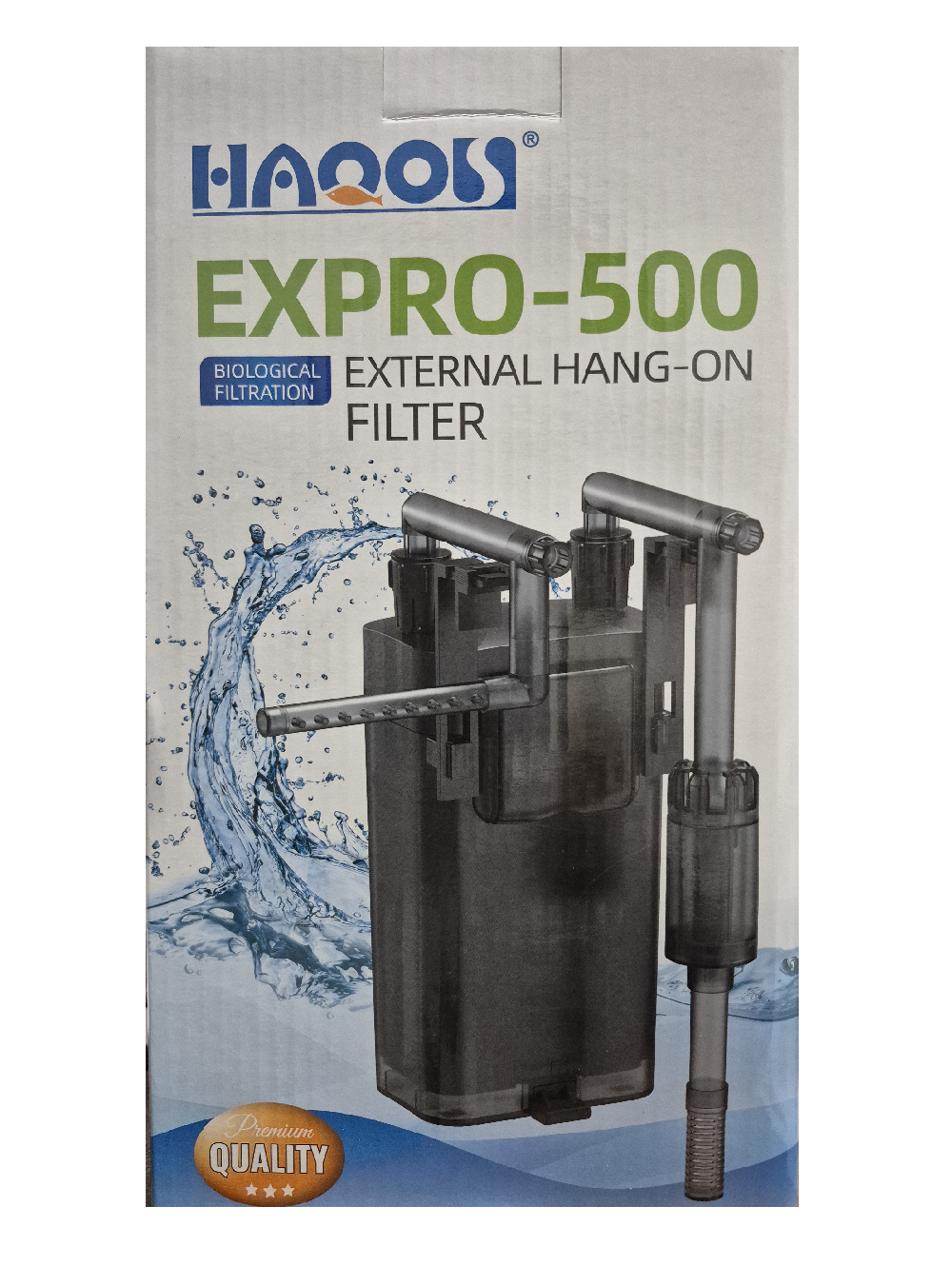 Filtro Externo/Mochila EX500 Vol1.3L,510L/H,7W