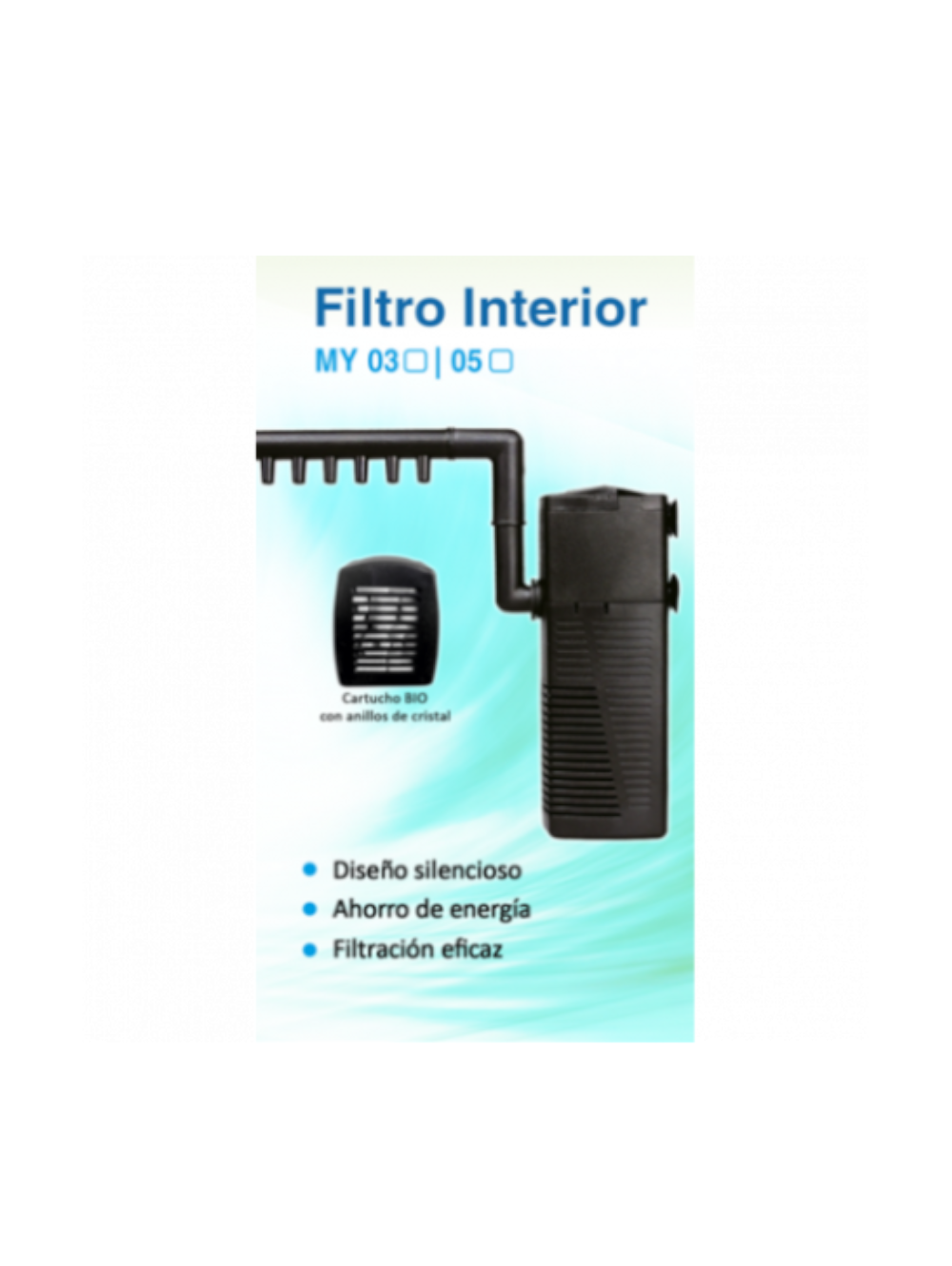 Filtro interno MY-05 450 L/h 5W