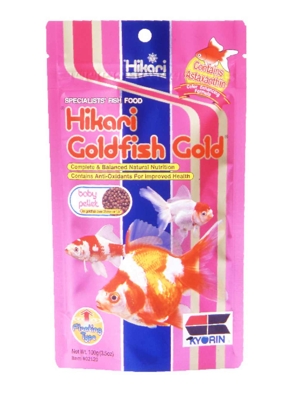 Hikari Floating goldfish gold Mini 100g