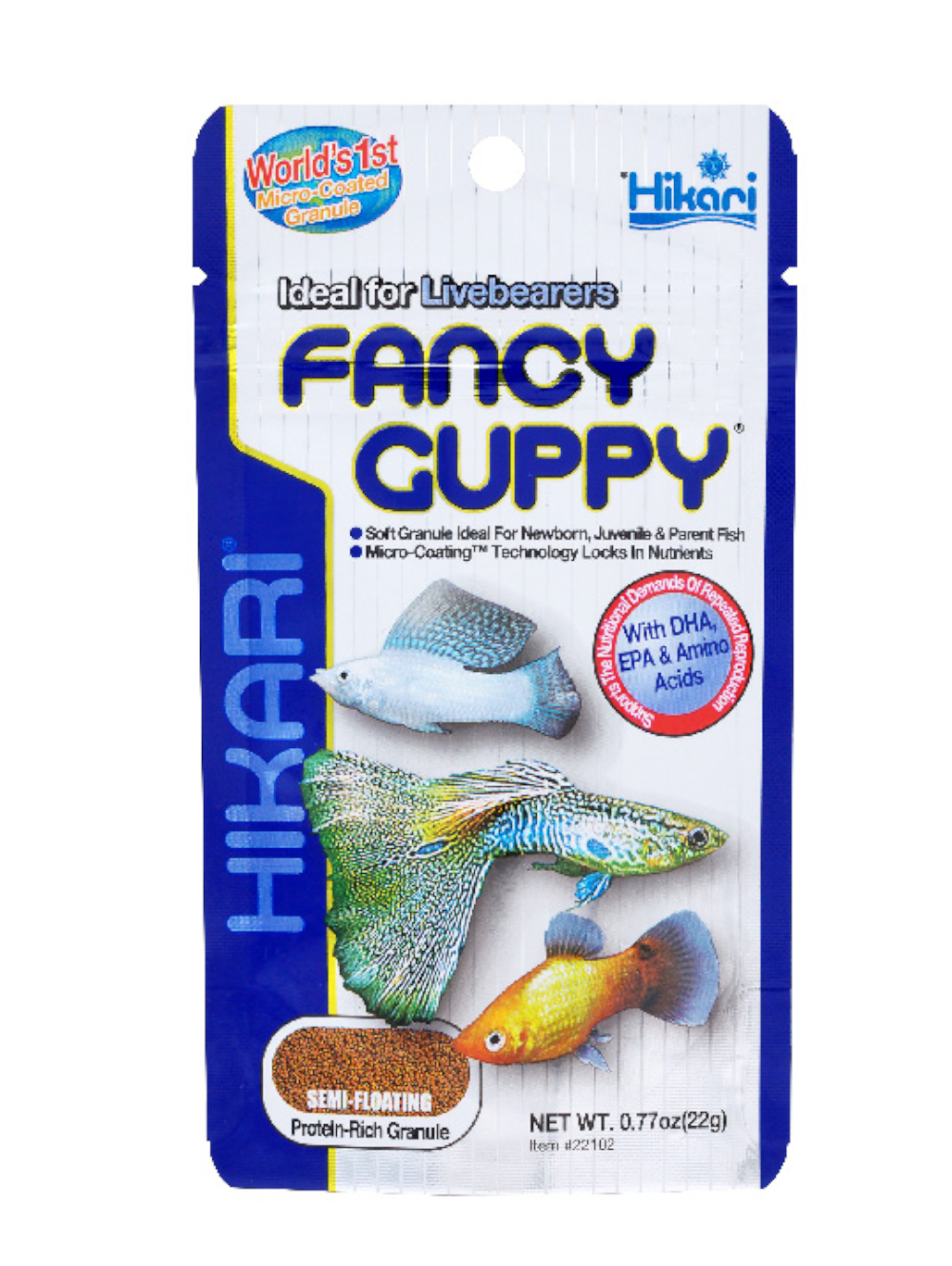Hikari Fancy Guppy 22g