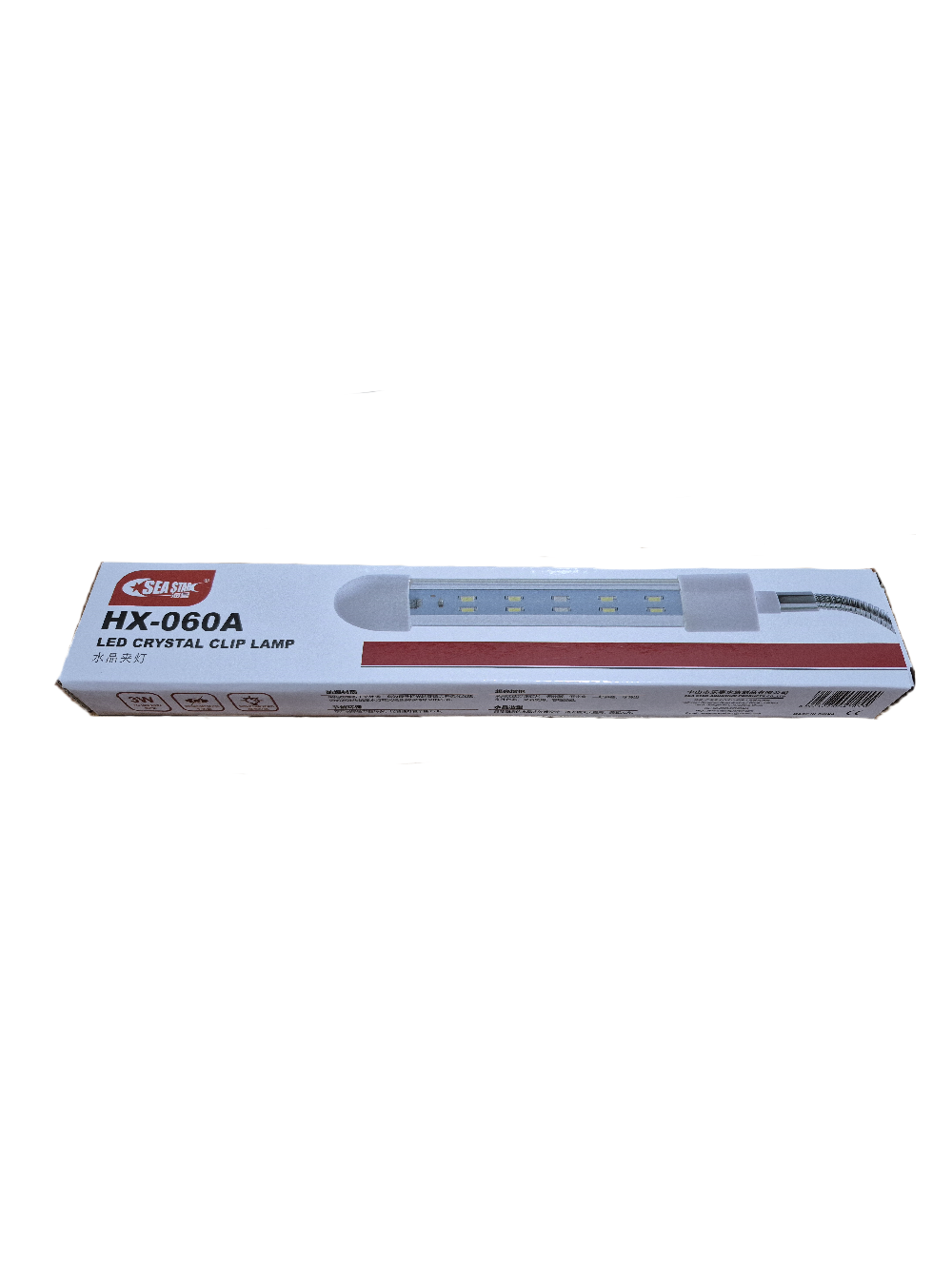 SEASTAR HX-060A Reflector Led Hang On 3W P/ Aquários 25/35 cm