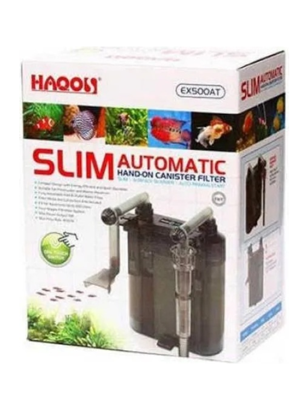Filtro Externo Slim Mochila 450L/H, 5W