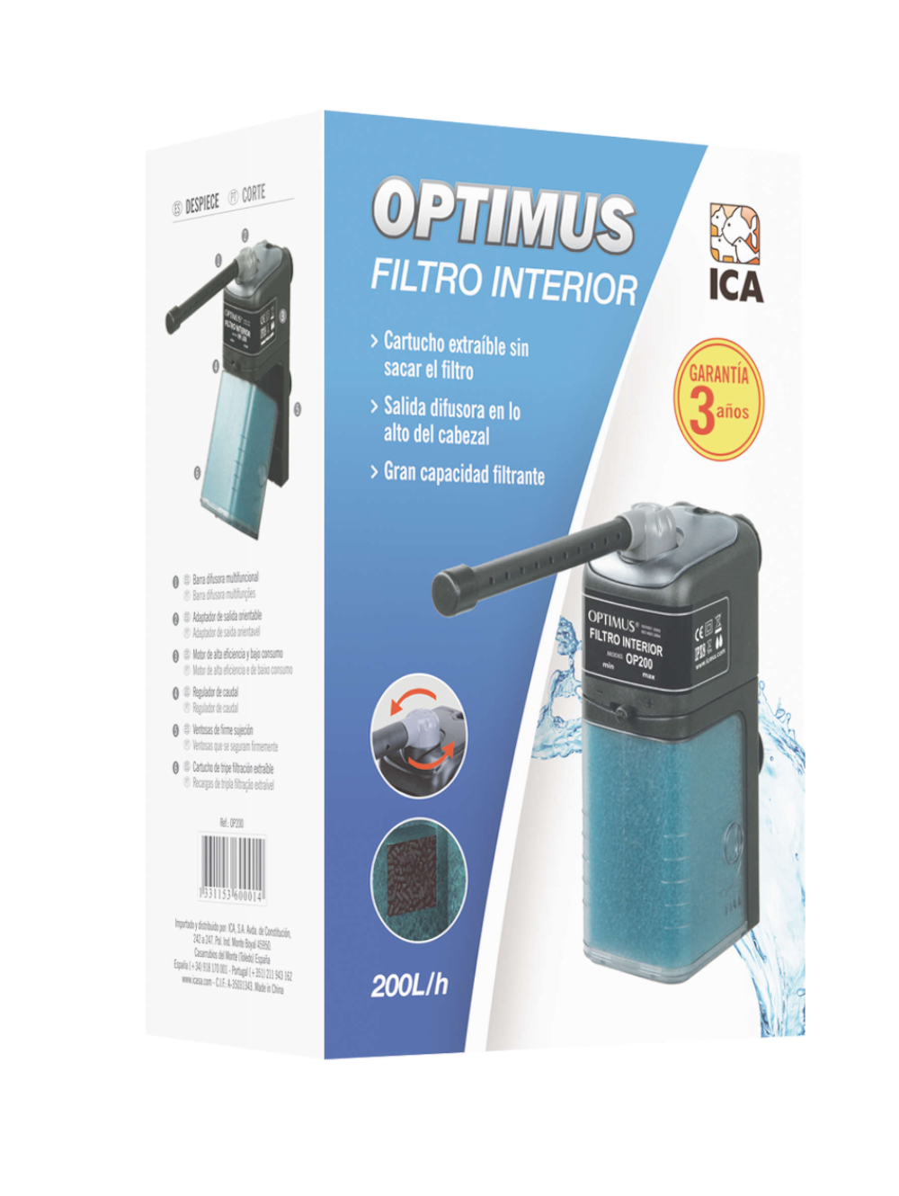 Filtro Interno Optimus